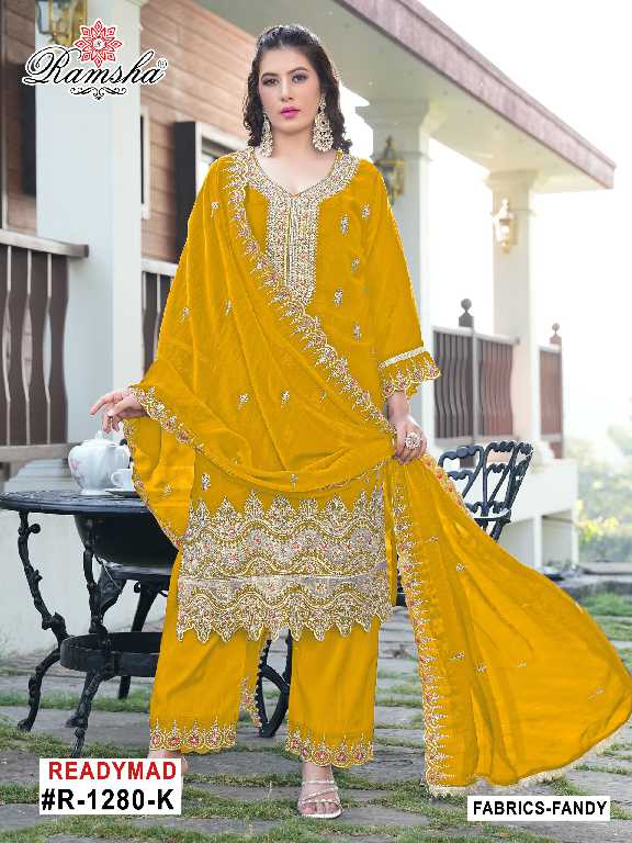 Ramsha R-1280 Wholesale Readymade Indian Pakistani Concept Suits