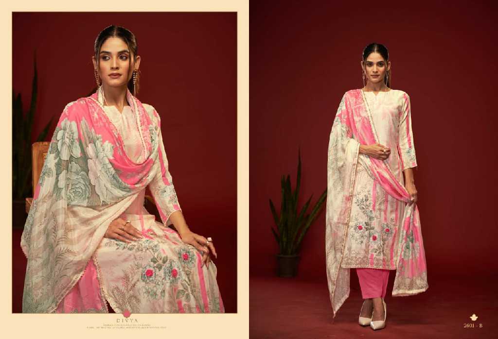 Sargam Divya Pro Wholesale Viscose Muslin With Swarovski Work Dress Material
