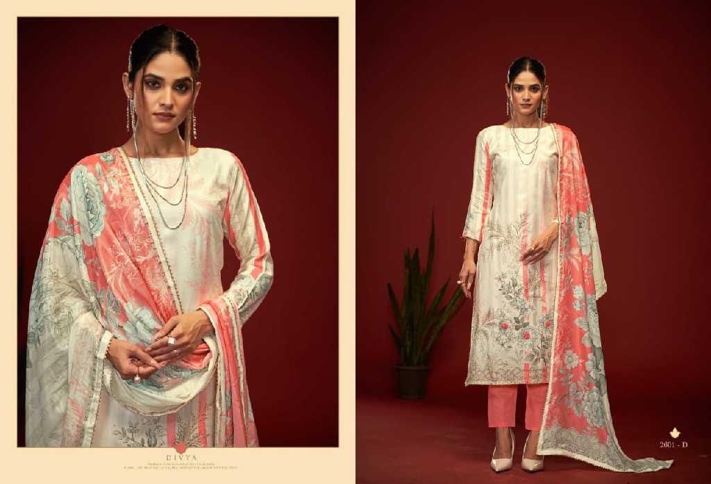 Sargam Divya Pro Wholesale Viscose Muslin With Swarovski Work Dress Material
