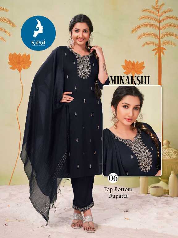 Kaya Minakshi Wholesale 3 Piece Concept With Straight Cut Readymade Suits