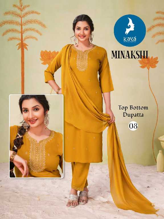 Kaya Minakshi Wholesale 3 Piece Concept With Straight Cut Readymade Suits