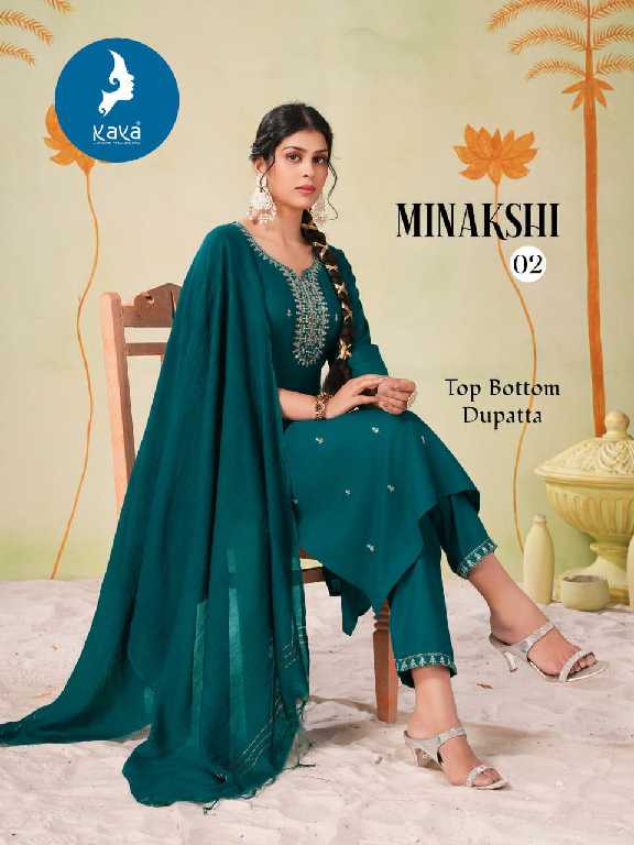 Kaya Minakshi Wholesale 3 Piece Concept With Straight Cut Readymade Suits