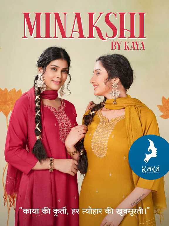 Kaya Minakshi Wholesale 3 Piece Concept With Straight Cut Readymade Suits