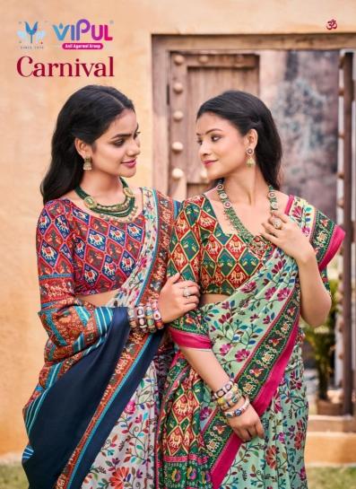 VIPUL FASHION CARNIVAL SOFT SILK INDIAN SAREE EXPORTS