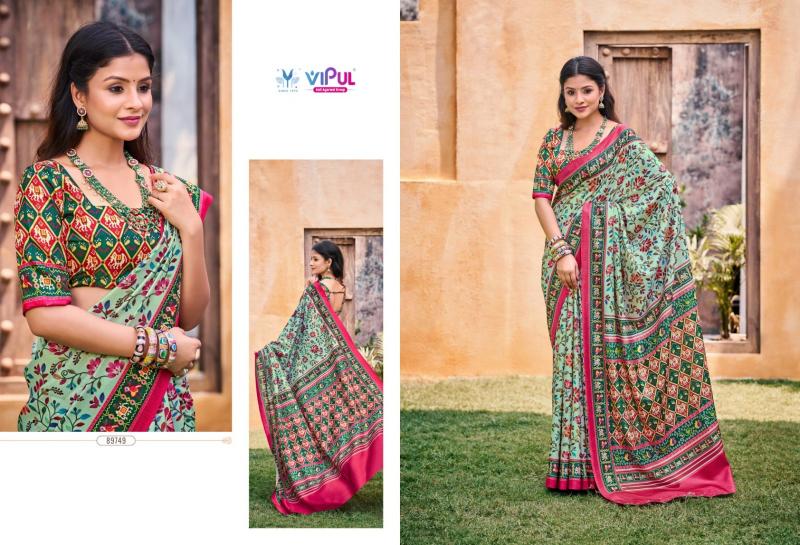 VIPUL FASHION CARNIVAL SOFT SILK INDIAN SAREE EXPORTS