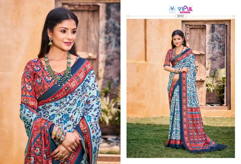 VIPUL FASHION CARNIVAL SOFT SILK INDIAN SAREE EXPORTS
