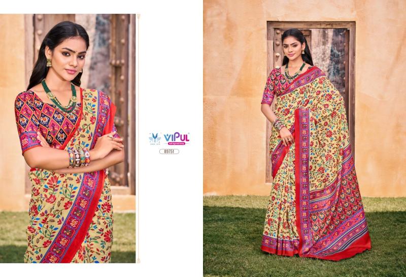 VIPUL FASHION CARNIVAL SOFT SILK INDIAN SAREE EXPORTS