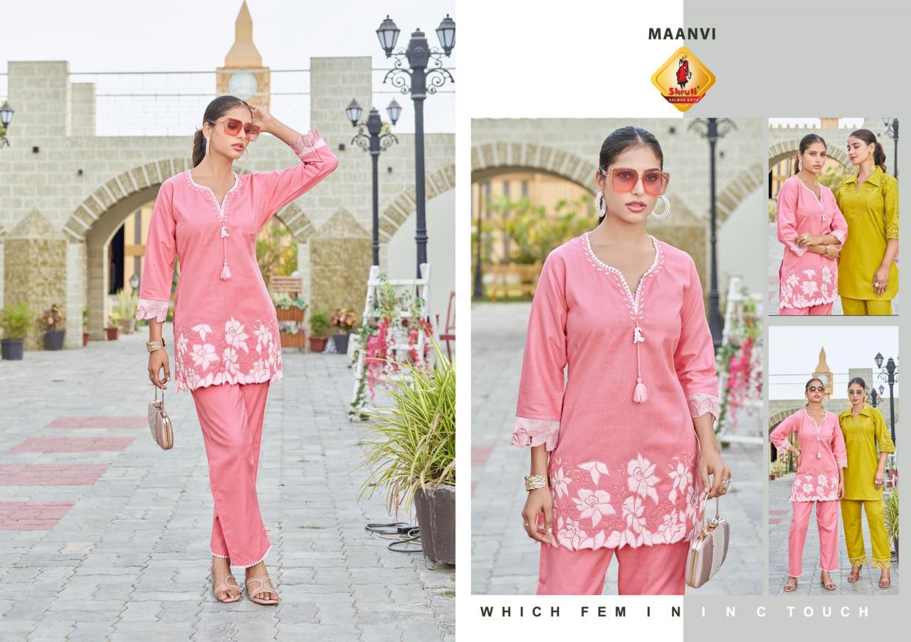 SHRUTI ONCE MORE VOL 5 COTTON VISCOSE FLEX FULL STITCH BIG SIZE GORGEOUS CO-ORD SETS