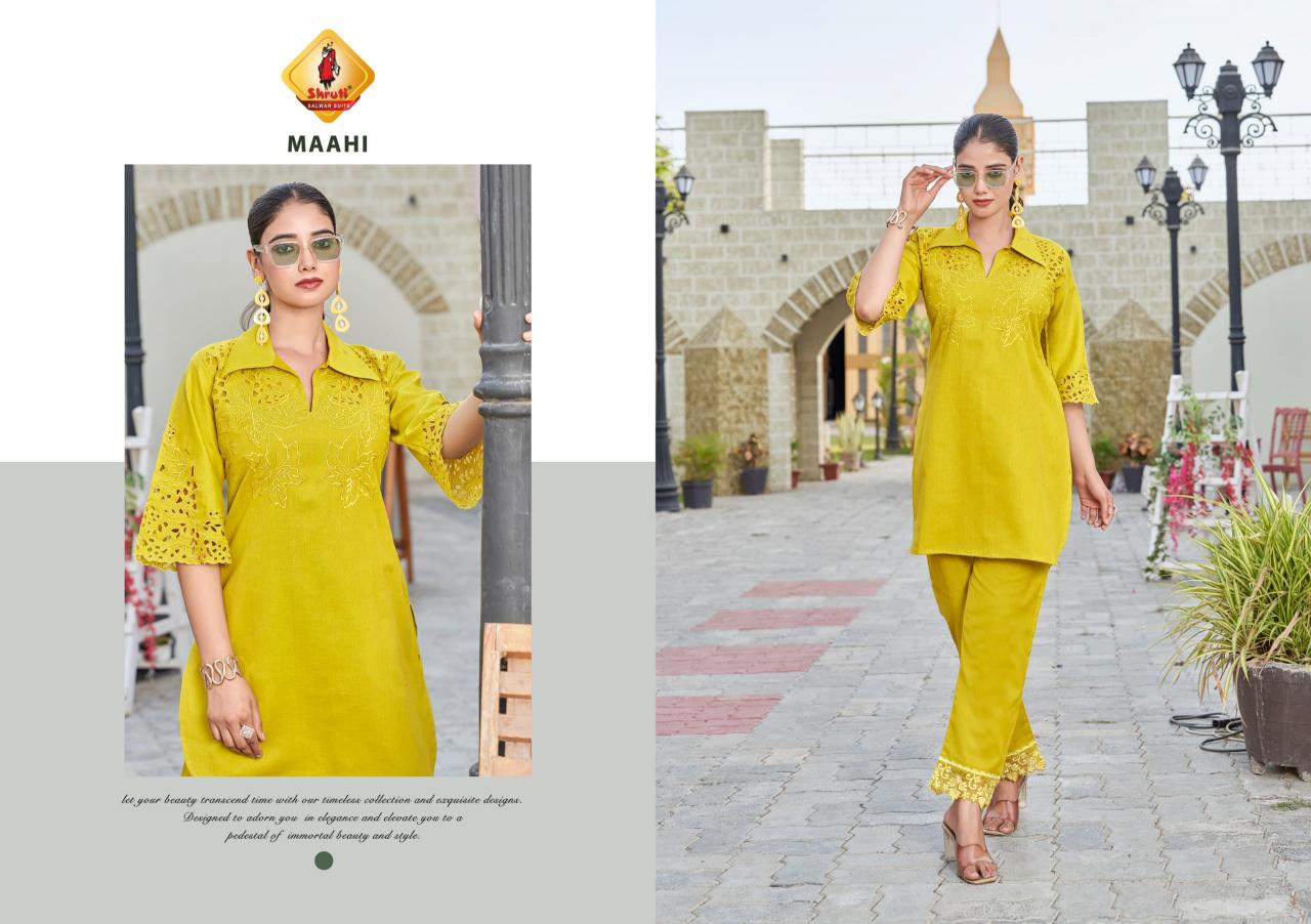 SHRUTI ONCE MORE VOL 5 COTTON VISCOSE FLEX FULL STITCH BIG SIZE GORGEOUS CO-ORD SETS
