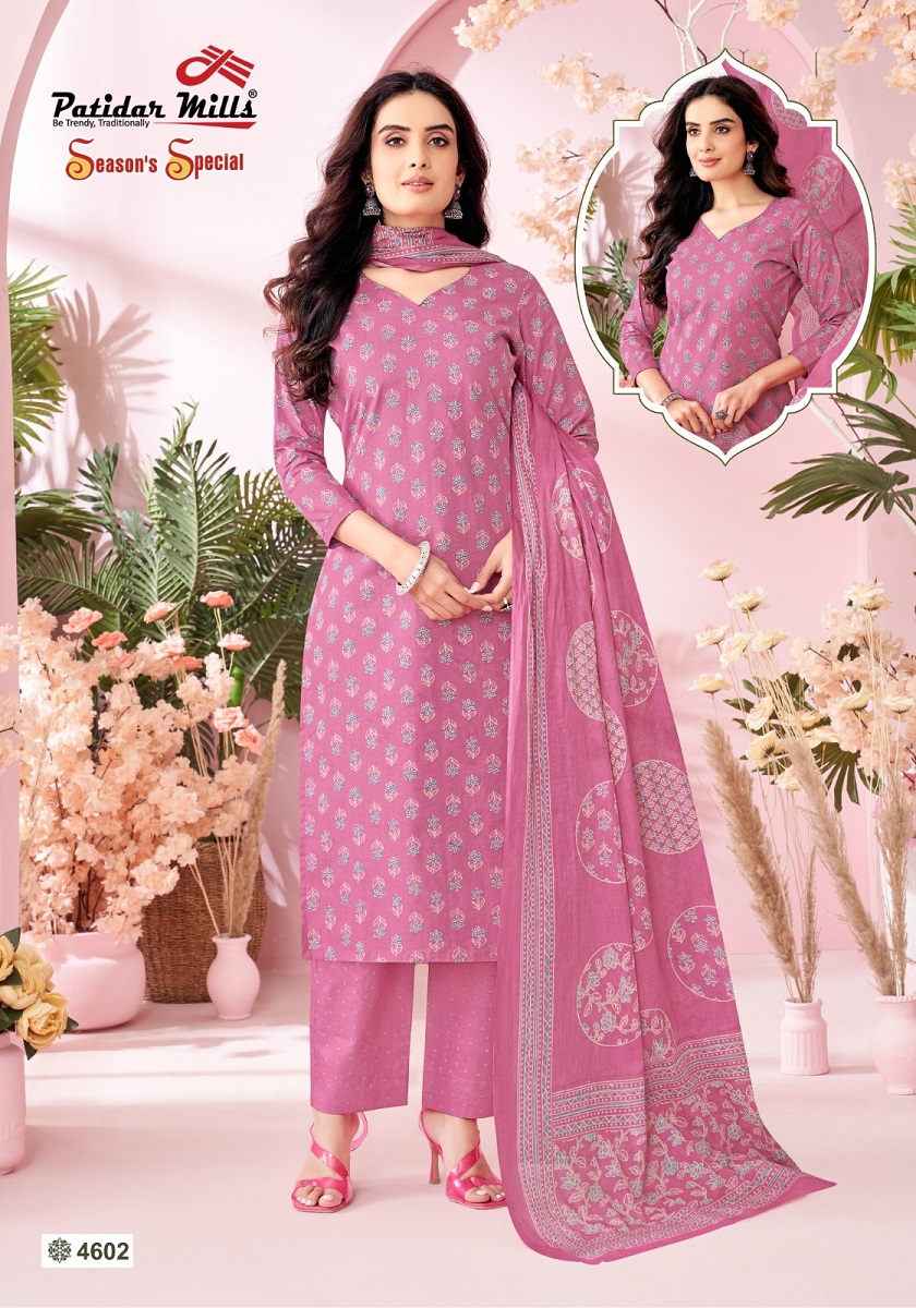 PATIDAR SEASON SPECIAL VOL-46 WHOLESALE COTTON PRINTED DRESS MATERIAL