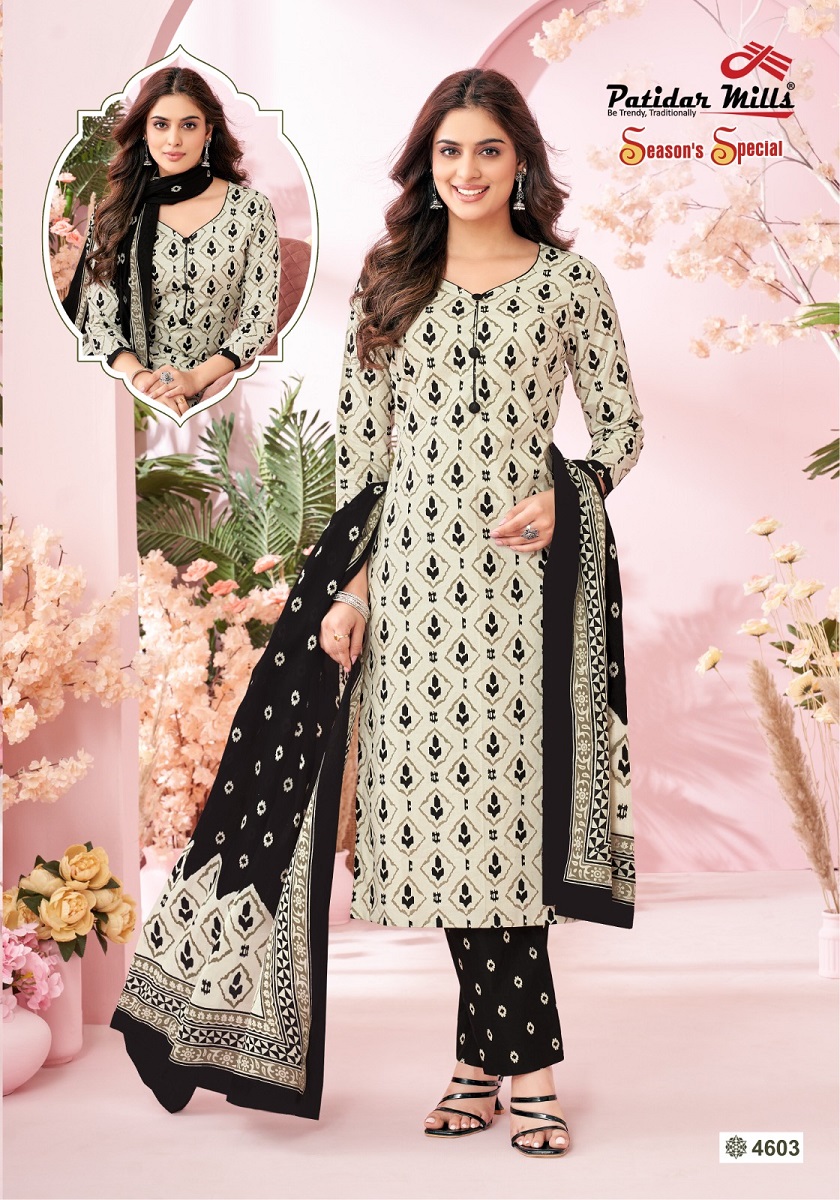 PATIDAR SEASON SPECIAL VOL-46 WHOLESALE COTTON PRINTED DRESS MATERIAL