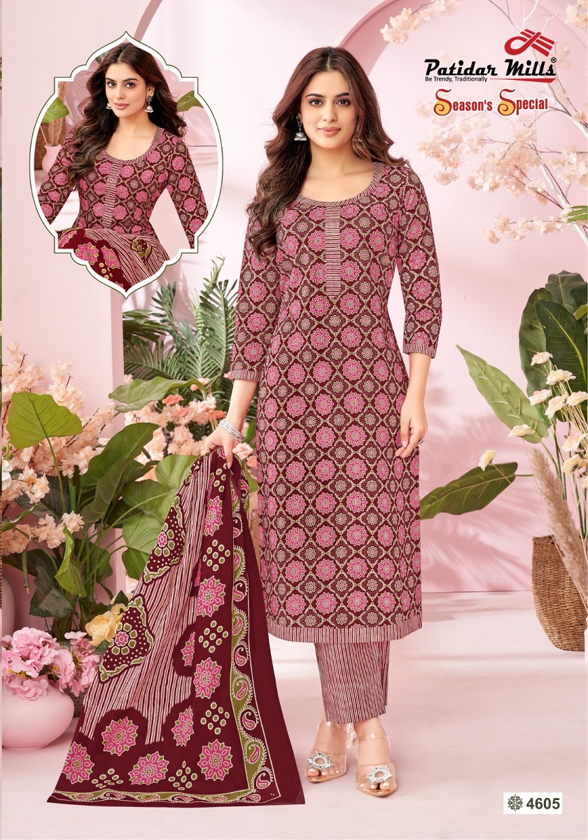 PATIDAR SEASON SPECIAL VOL-46 WHOLESALE COTTON PRINTED DRESS MATERIAL