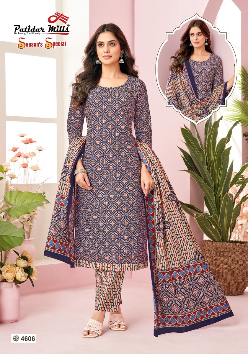 PATIDAR SEASON SPECIAL VOL-46 WHOLESALE COTTON PRINTED DRESS MATERIAL