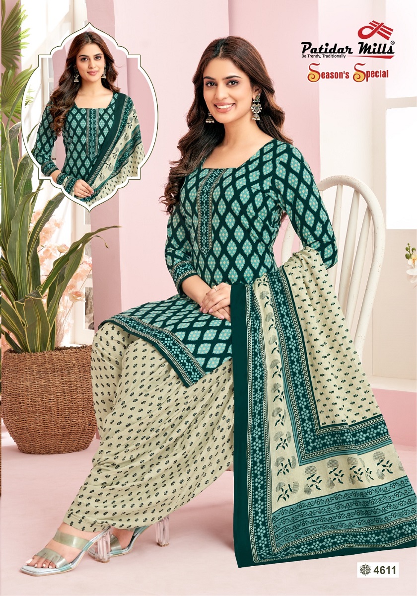 PATIDAR SEASON SPECIAL VOL-46 WHOLESALE COTTON PRINTED DRESS MATERIAL