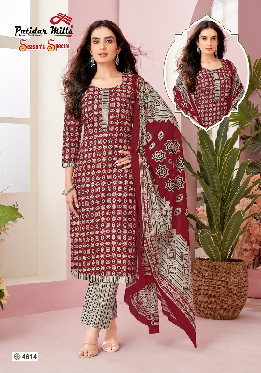PATIDAR SEASON SPECIAL VOL-46 WHOLESALE COTTON PRINTED DRESS MATERIAL