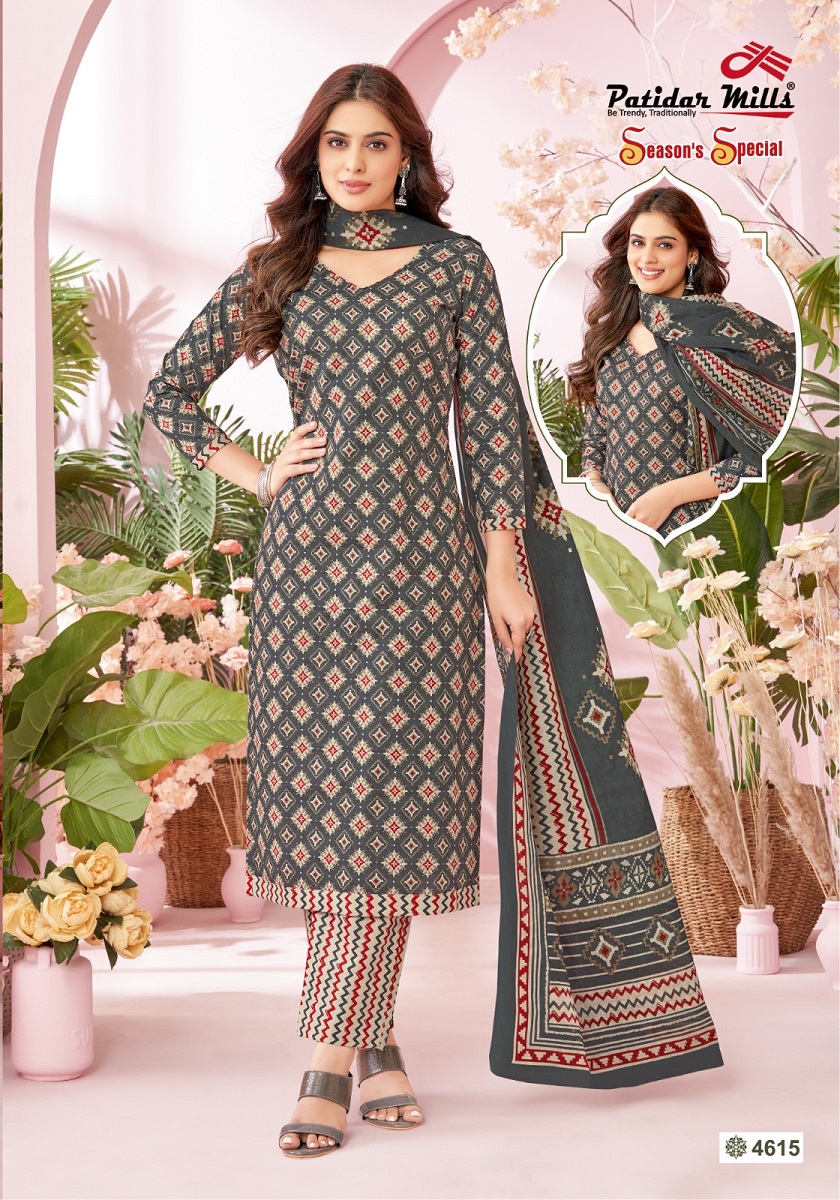 PATIDAR SEASON SPECIAL VOL-46 WHOLESALE COTTON PRINTED DRESS MATERIAL