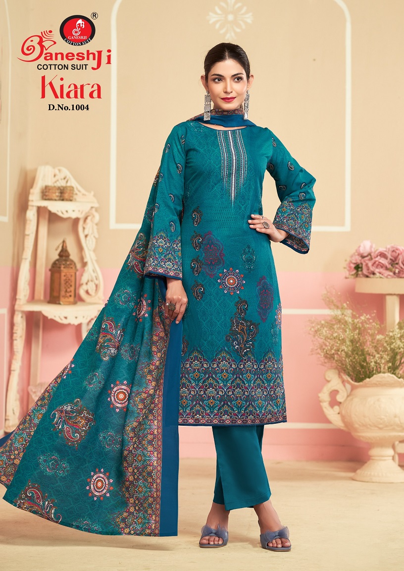 GANESHJI KIARA VOL-1 WHOLESALE HEAVY COTTON DRESS MATERIAL