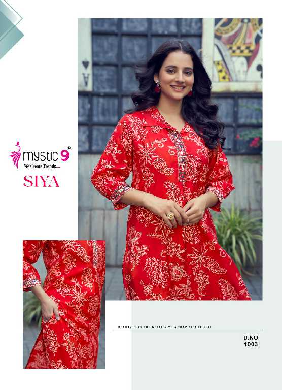 Mystic 9 Siya Vol-1 Wholesale Roman Silk Foil Print Co-Ord Set Collection