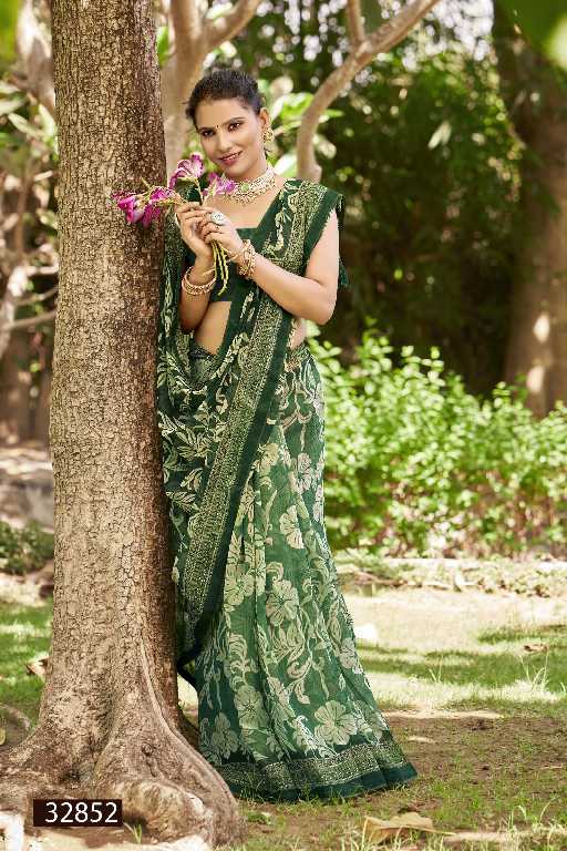 Vallabhi Mandana Vol-2 Wholesale Abstract Print With Swaroski Work Sarees