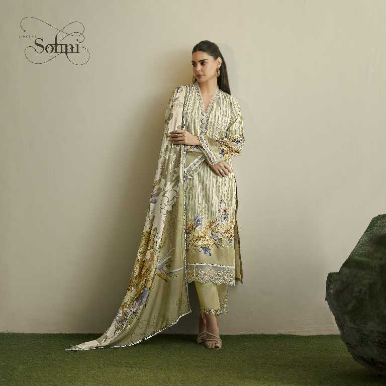 Kimora Sohni Flora Vol-17 Wholesale Pure Lawn With Embroidery Work Salwar Suits