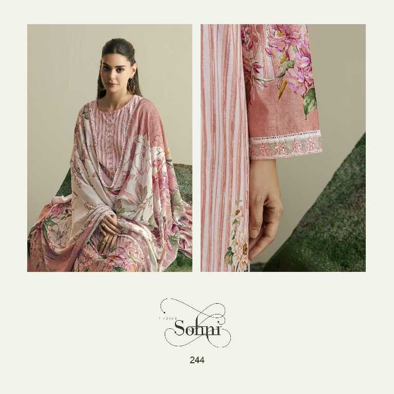 Kimora Sohni Flora Vol-17 Wholesale Pure Lawn With Embroidery Work Salwar Suits
