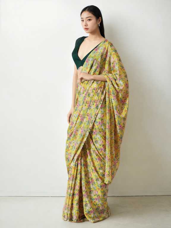 Fashion Berry VP5002 To VP5024 Nx Wholesale Floral Digital Print With Lace Pallu Sarees