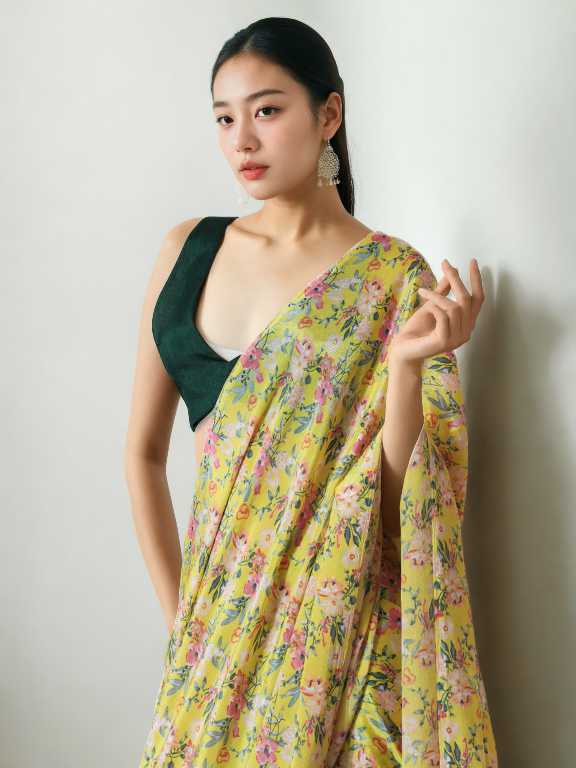 Fashion Berry VP5002 To VP5024 Nx Wholesale Floral Digital Print With Lace Pallu Sarees