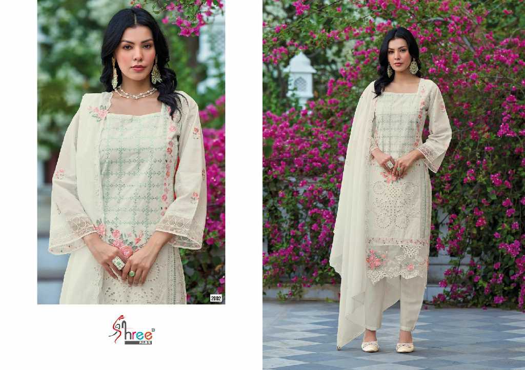 Shree Fabs Tasrif Premium Embroidered Lawn Pakistani Concept Salwar Suits