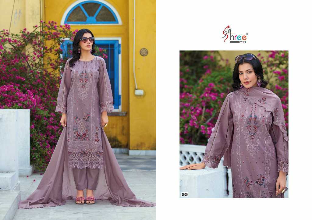 Shree Fabs Tasrif Premium Embroidered Lawn Pakistani Concept Salwar Suits
