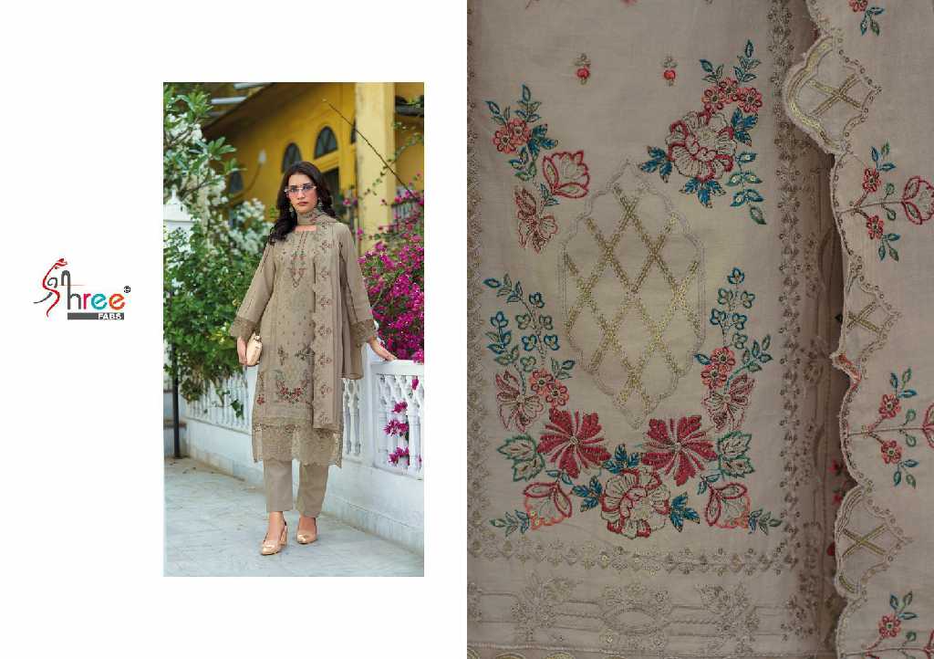 Shree Fabs Tasrif Premium Embroidered Lawn Pakistani Concept Salwar Suits
