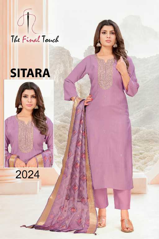The Final Touch Sitara Wholesale Vetican With Embroidery Readymade Suits Combo
