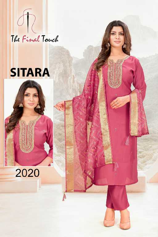 The Final Touch Sitara Wholesale Vetican With Embroidery Readymade Suits Combo