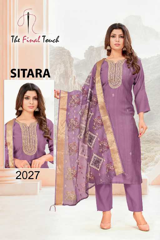 The Final Touch Sitara Wholesale Vetican With Embroidery Readymade Suits Combo
