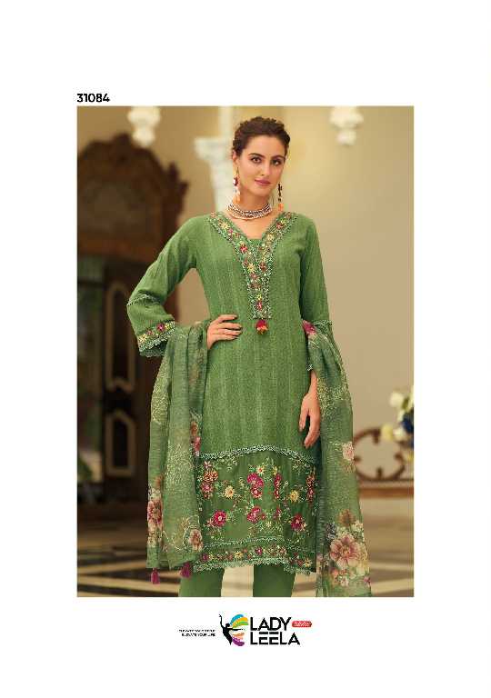 Lady Leela Summer Trends Vol-2 Wholesale Handwork And Embroidery Work 3 Piece Suits