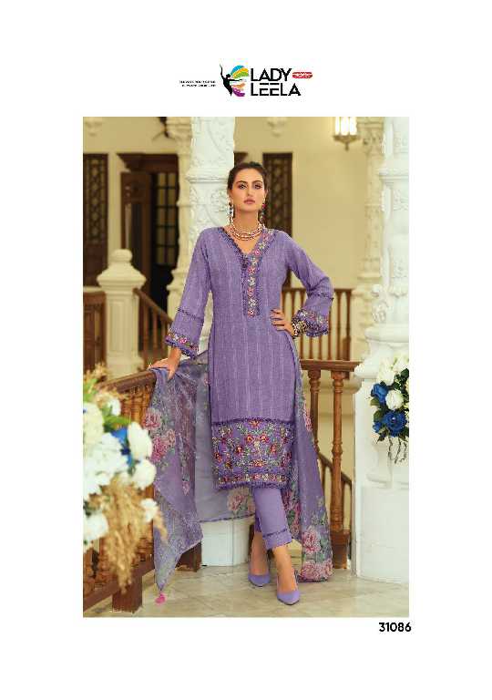 Lady Leela Summer Trends Vol-2 Wholesale Handwork And Embroidery Work 3 Piece Suits