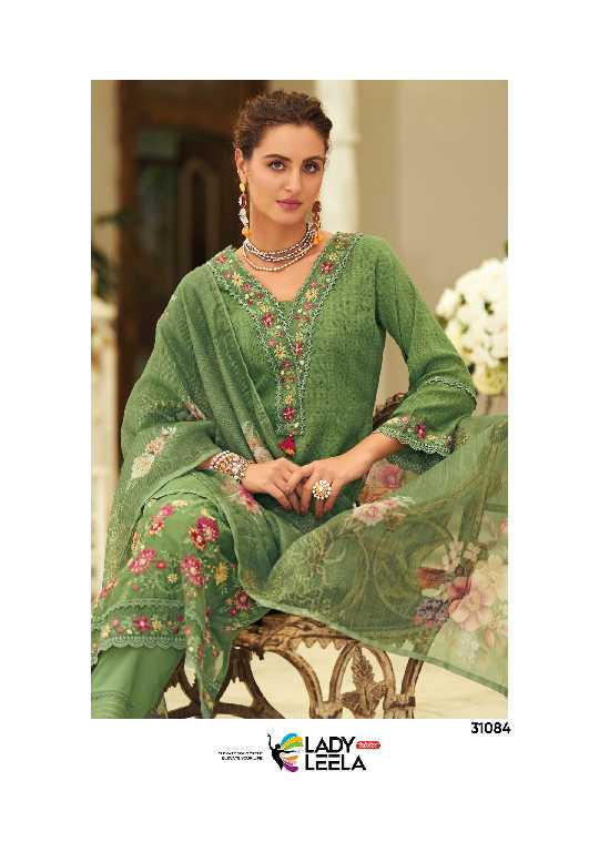 Lady Leela Summer Trends Vol-2 Wholesale Handwork And Embroidery Work 3 Piece Suits