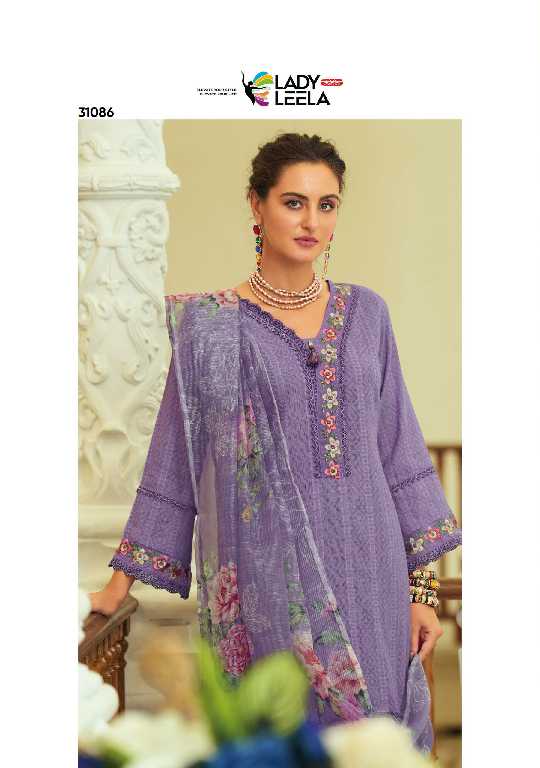 Lady Leela Summer Trends Vol-2 Wholesale Handwork And Embroidery Work 3 Piece Suits