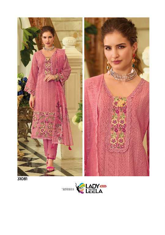 Lady Leela Summer Trends Vol-2 Wholesale Handwork And Embroidery Work 3 Piece Suits