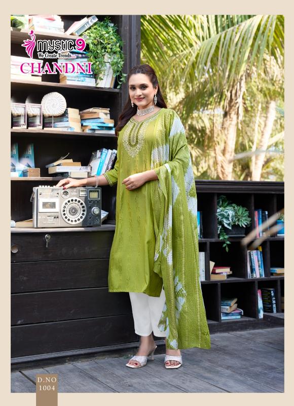 CHANDANI VOL 1 BY MYSTIC 9 RAYON READYMADE CLASSIC SALWAR SUIT