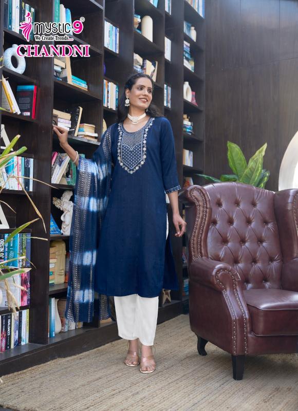 CHANDANI VOL 1 BY MYSTIC 9 RAYON READYMADE CLASSIC SALWAR SUIT