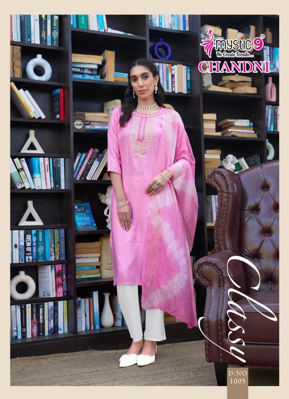 CHANDANI VOL 1 BY MYSTIC 9 RAYON READYMADE CLASSIC SALWAR SUIT