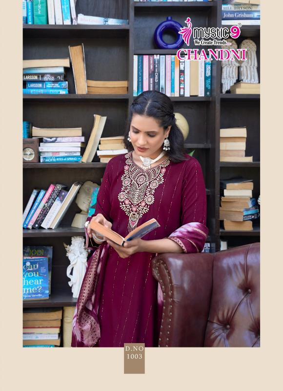CHANDANI VOL 1 BY MYSTIC 9 RAYON READYMADE CLASSIC SALWAR SUIT