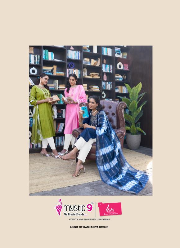 CHANDANI VOL 1 BY MYSTIC 9 RAYON READYMADE CLASSIC SALWAR SUIT