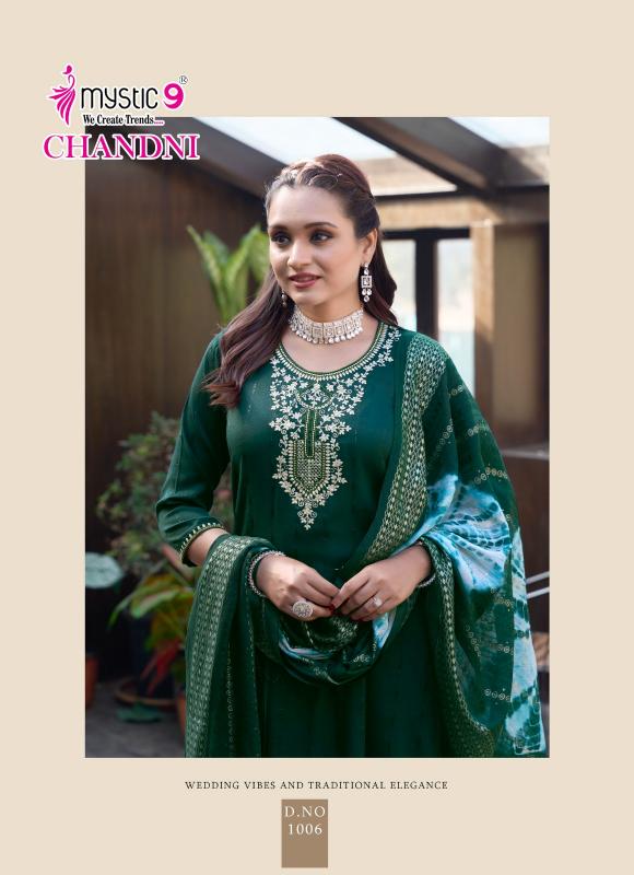 CHANDANI VOL 1 BY MYSTIC 9 RAYON READYMADE CLASSIC SALWAR SUIT