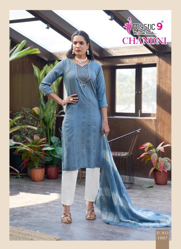 CHANDANI VOL 1 BY MYSTIC 9 RAYON READYMADE CLASSIC SALWAR SUIT