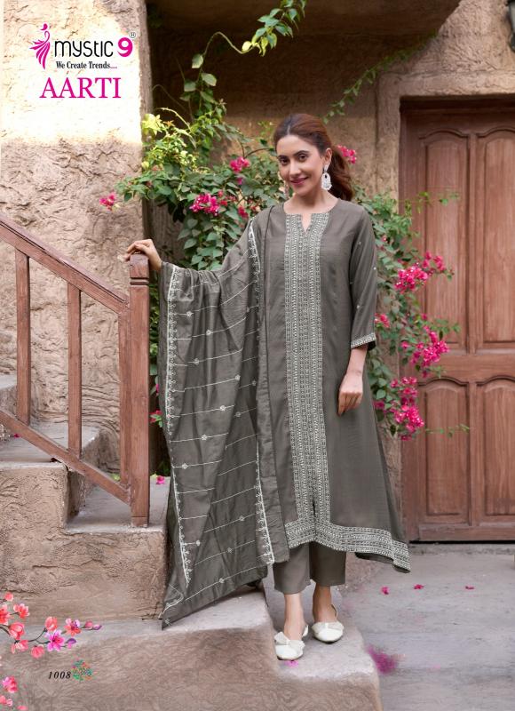 AARTI VOL 1 BY MYSTIC 9 VERTICAN READYMADE ELEGANCE STYLE SUIT FOR LADIES
