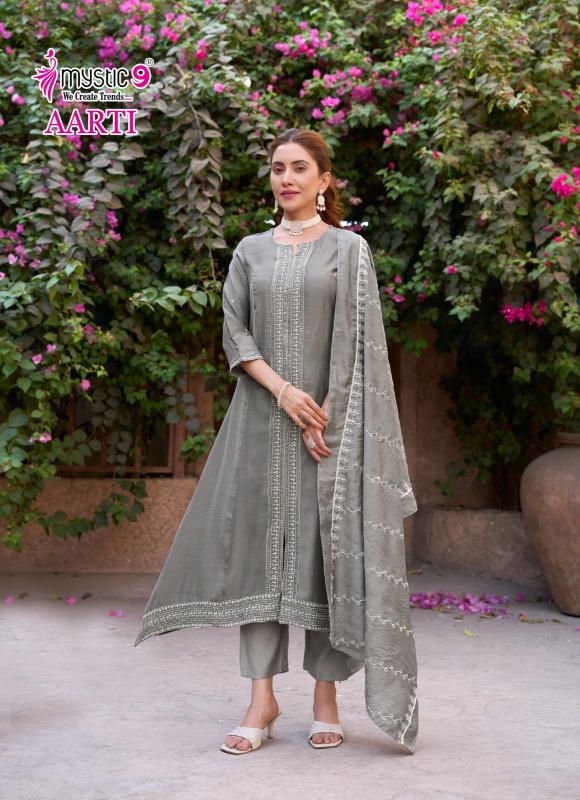 AARTI VOL 1 BY MYSTIC 9 VERTICAN READYMADE ELEGANCE STYLE SUIT FOR LADIES