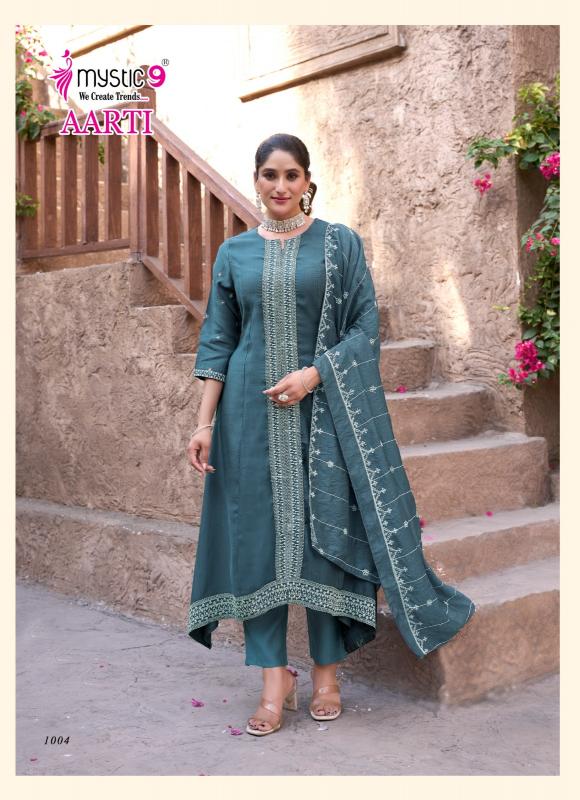 AARTI VOL 1 BY MYSTIC 9 VERTICAN READYMADE ELEGANCE STYLE SUIT FOR LADIES