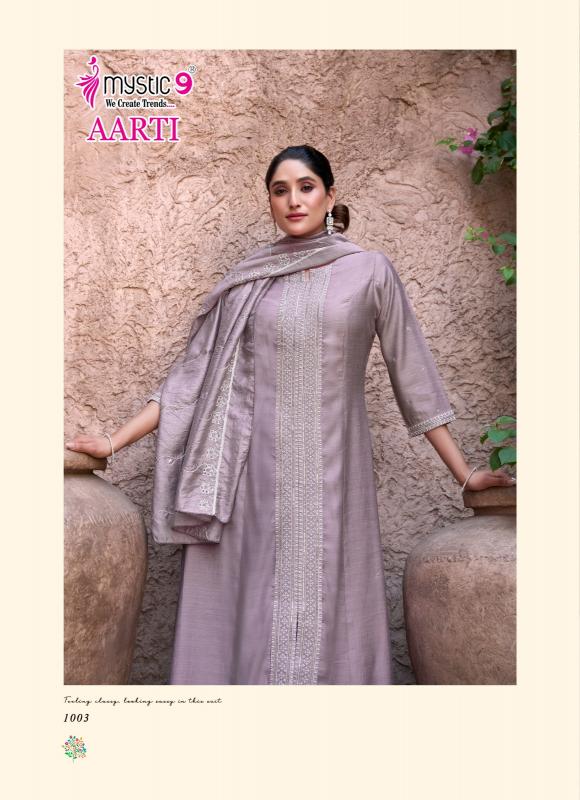 AARTI VOL 1 BY MYSTIC 9 VERTICAN READYMADE ELEGANCE STYLE SUIT FOR LADIES