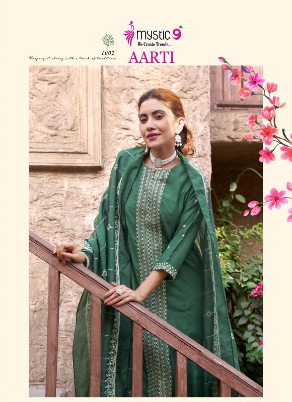AARTI VOL 1 BY MYSTIC 9 VERTICAN READYMADE ELEGANCE STYLE SUIT FOR LADIES